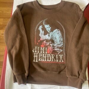 Abercrombie Kids Brown Graphic Crewneck Sweater